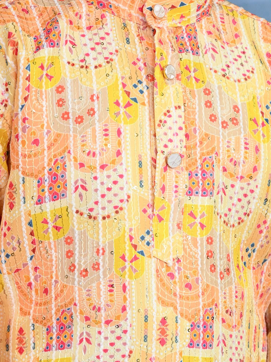 Printed kids kurta