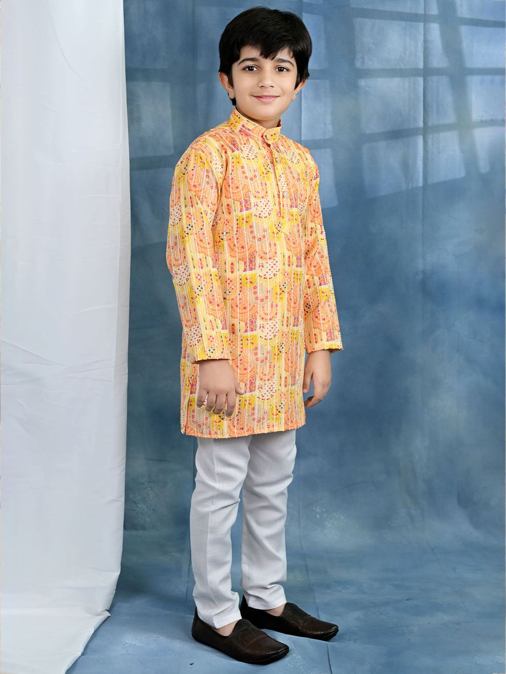 Printed kids kurta