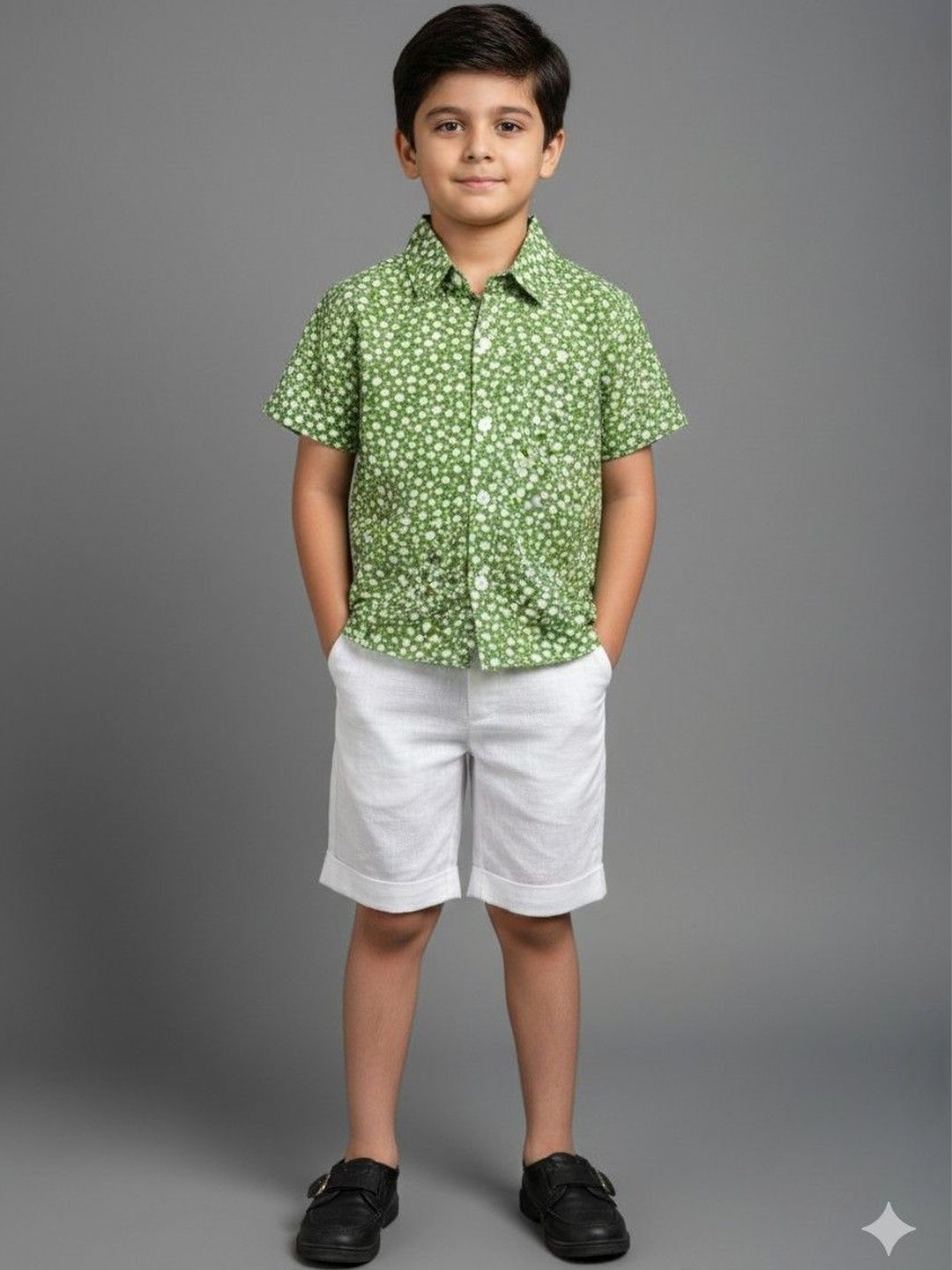 Printed male kids wear