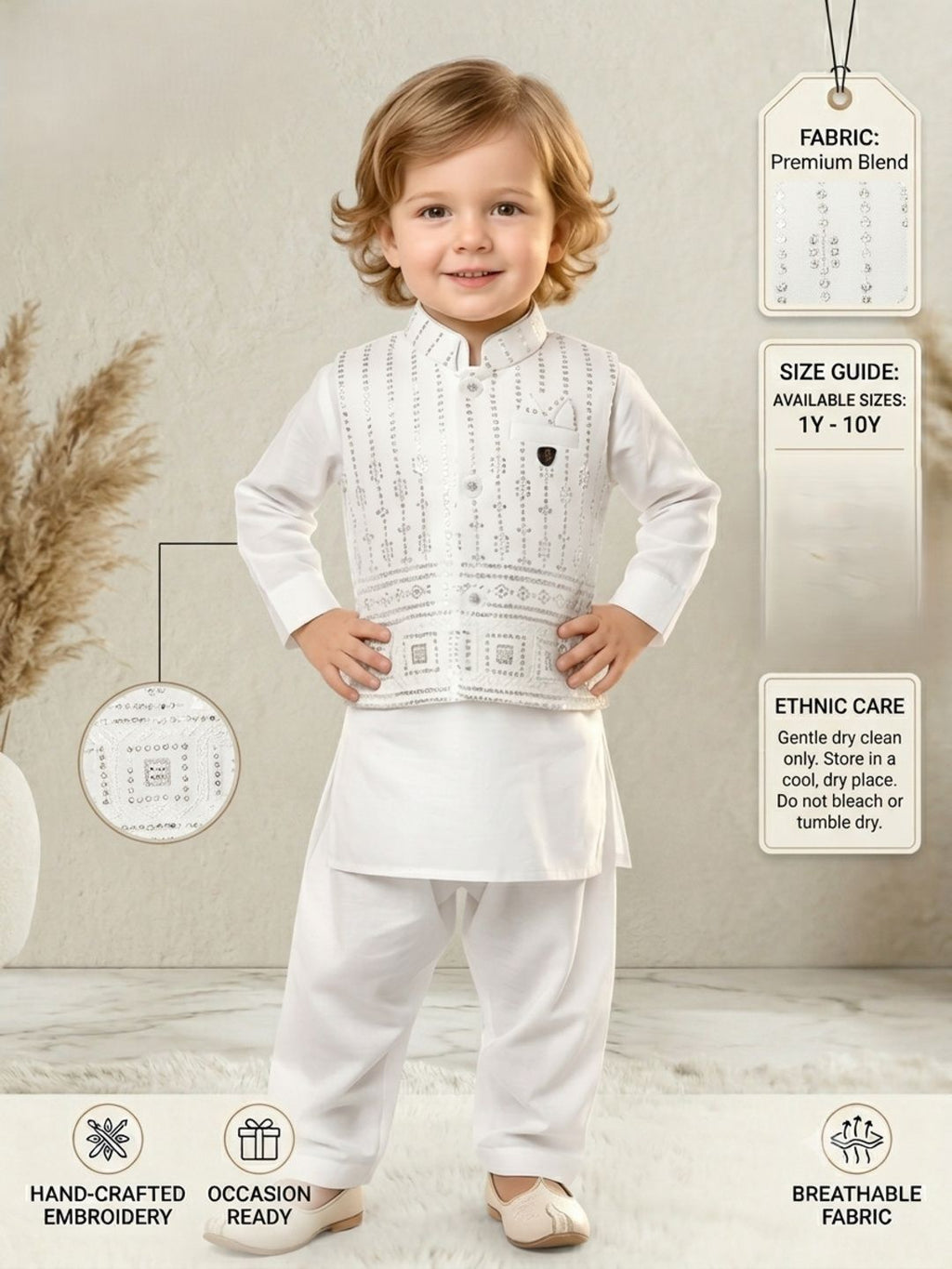 3 piece kis suit